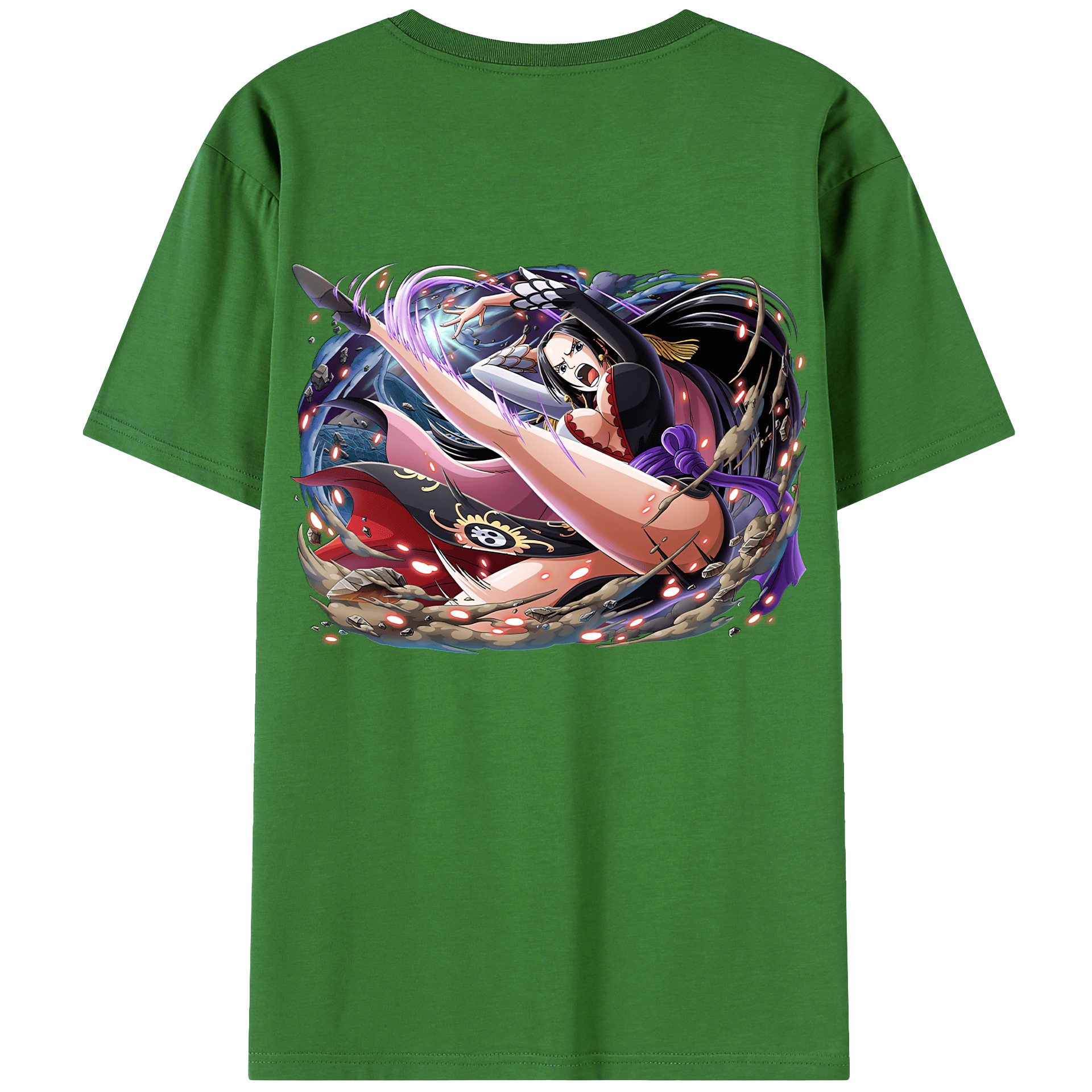 ワンピース ボア・ハンコック ONE PIECE Boa·Hancock レディース半袖Tシャツ(バックプリント)